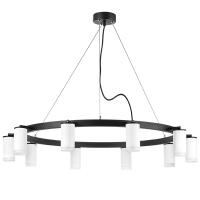 LR0203600 Люстра RULLO 10х50W GU10 ЧЕРНЫЙ/БЕЛЫЙ (571020+214436-10+202430-10)
