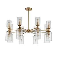 6586/16 MODERNI LN25 89 золото/прозрачный, металл/стекло Люстра подвесная E14 16*40W 220V KASSIA