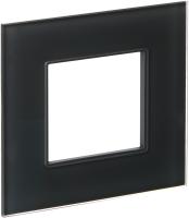 SKANDY Рамка 1-местная SK-F21G стекло графит IEK