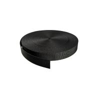 Лента монтажная полиэфирная 20 мм черная (50м/уп) Промрукав