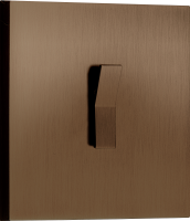 Переключатель на 1 тумблер, клавиша Angle, 10AX 250V, бронза, серия N96