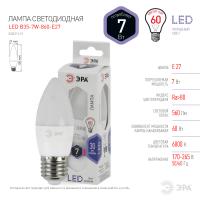 Лампочка светодиодная ЭРА STD LED B35-7W-860-E27 E27 / Е27 7Вт свеча холодный дневной свет