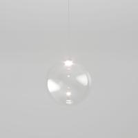 Подвесной светодиодный светильник со стеклянным плафоном 50231/1 LED прозрачный