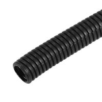 Труба автомобильная гофрированная ППНг Ø9,8мм, разрезная, негорючая (бухта 50 м/уп) REXANT 