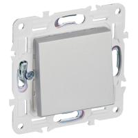 SKANDY Выключатель 1-клавишный перекрестный 10А SK-V03S серебряный IEK