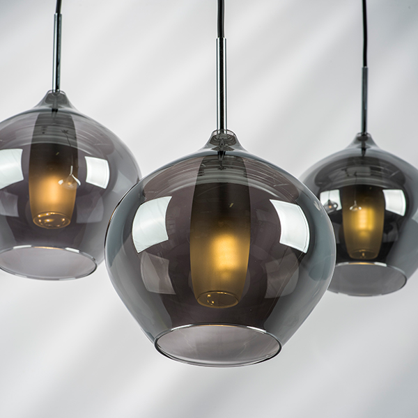 803047 Подвес PENTOLA 1х25W G9 ХРОМ/ДЫМЧАТЫЙ