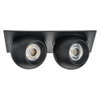 i5277474 Светильник INTERO LED 9W*2 850LM*2 24G ЧЕРНЫЙ 4000K (217527+217074+217074)