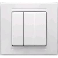 MD2911160 Выкл. 3-клав. бел.