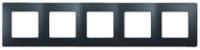 Legrand Etika Антрацит Рамка 5-ая