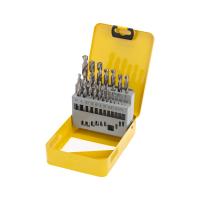 Набор сверл по металлу, 1-10мм (через 0,5мм), HSS, цилиндрический хвостовик, металлический кейс, 19 шт. KRANZ