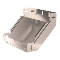 Угол вертикальный внутренний 90 градусов Стандарт INOX (AISI 409) 200х50 Промрукав