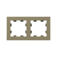 2 - местная рамка, шампань, пластик Эпика EKF