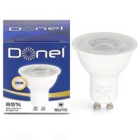 Светодиодная лампа 7Вт, MR16, 220В, GU10, 4000K, 560Лм, Ra>80, 60°, D50хH55мм, Dim Triac