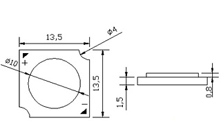 Мощный светодиод ARPL-5W-GES-1313-WW (320mA) (Arlight, -)