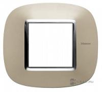 BT Axolute Светлый титан Рамка 2 мод эллипс