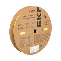 Термоусадочная трубка ТУТ 40/20 жел-зел EKF