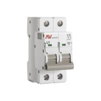 Выключатель автоматический AV-6 2P 1A (L) 6kA EKF AVERES