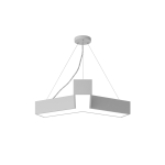 Светильник LED Geometria ЭРА Igrek SPO-141-W-40K-028 28Вт 4000K 1750Лм IP40 600*80 белый подвесной драйвер внутри