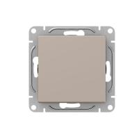 Механизм выключателя, одноклавишный, кнопочный, кремовый Эпика EKF