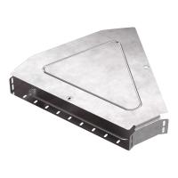 Угол горизонтальный 45 градусов с крышкой Стандарт 500х80 Промрукав