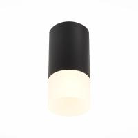 ST100.412.01 Светильник потолочный Черный GU10 1*50W IP20 D64xH131 220V Без ламп Накладные светильники