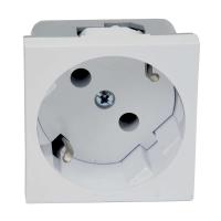 Розетка QUADRO белая 16 A  250 V AC QS 45X45 (BB)