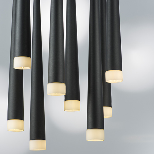 807087 Подвес PUNTO 8х25W G9 ХРОМ/ЧЕРНЫЙ/БЕЛЫЙ