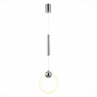 SL1578.103.01 Подвес ST-Luce Хром/Белый,Хром LED 1*15W 3000K GIERA