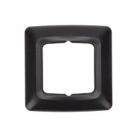 DEA Рамка 1-я горизонтальная Черный Металлик KRANZ 