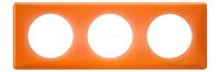 Legrand Celiane2 Муар оранжевый Рамка 3-ая (2+2+2 мод)