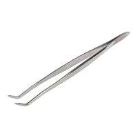 Пинцет изогнутый, узкий, рифленый 160мм REXANT 