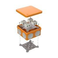Коробка огнестойкая для о/п двухкомпонентная 60-0300-FR10.0-8 Е15-Е120 RAL2004 100х100х50 (14 шт/кор) Промрукав