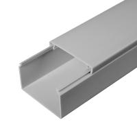 Кабель-канал серый RAL 7035 2-й замок в п/э 60х40 мм (40м/уп) Промрукав