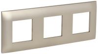 SKANDY Рамка 3-местная SK-F03Sh шампань IEK