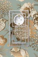 ATLASDESIGN ART РОЗЕТКА с заземлением со шторками, 16А, механизм, БЕЛЫЙ