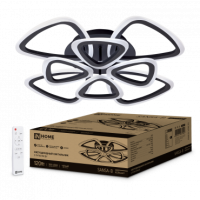 Светильник сд ELEGANT SANSA-B 120Вт 230В 3000-6500K 8400Лм 650х650х130мм c пультом ДУ черный IN HOME