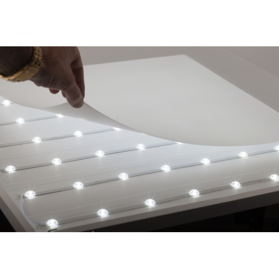 Светильник светодиодный ЭРА SPO-1-40-4K-M-90RA 40Вт 4000K 3200Лм IP40 595х595х25 RA>90 с равномерной засветкой матовый