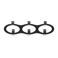 217937 Рамка INTERO 111 Triple ROUND ЧЕРНЫЙ