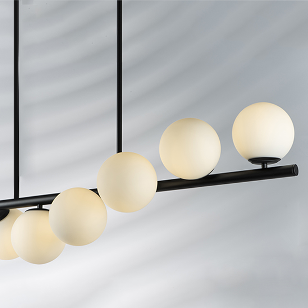 815187 Люстра CROCO 8х40W E14 ЧЕРНЫЙ МАТОВЫЙ