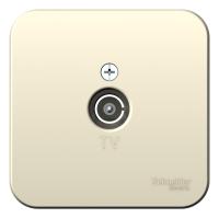 BLANCA О/У КОННЕКТОР ТВ ИЗОЛ.ПЛ.,МОЛОЧНЫЙ