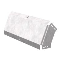 Угол вертикальный внешний 45 градусов с крышкой Стандарт 600х100 Промрукав