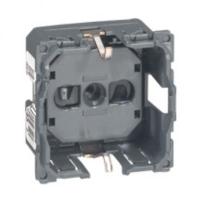 Legrand Celiane2 Мех розетка с/з  винт зажим 2 мод (для накл 68131 68431 66227 67931)