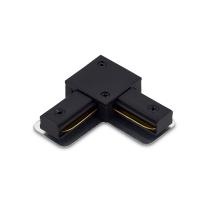 L-образный токопроводящий соединитель для шинопровода, черный, 69х69 мм