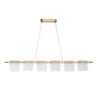 SL6021.203.36 Светильник подвесной ST-Luce золотистый/прозрачный LED 1*36W 4000K VOILE