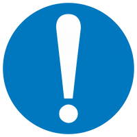 Знак пластик M11 "Общий знак (прочие предписания)" (200x200) ГОСТ 12.4.026-2015 EKF PROxima