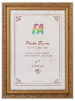 Фоторамка FA Садко 21х30 пластиковая семейная цвет золотой гобелен