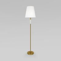 Напольный светильник с тканевым абажуром 01146/1 латунь