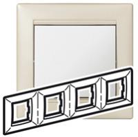 Legrand Valena Жемчужный Рамка 4-ая гориз