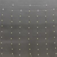 Гирлянда Светодиодный дождь из росы 3х2м, теплый белый, USB + пульт управления, с крючками для крепления NEON-NIGHT