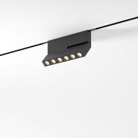 Mini Magnetic Трековый поворотный светильник 6W 3000K черный 85207/01